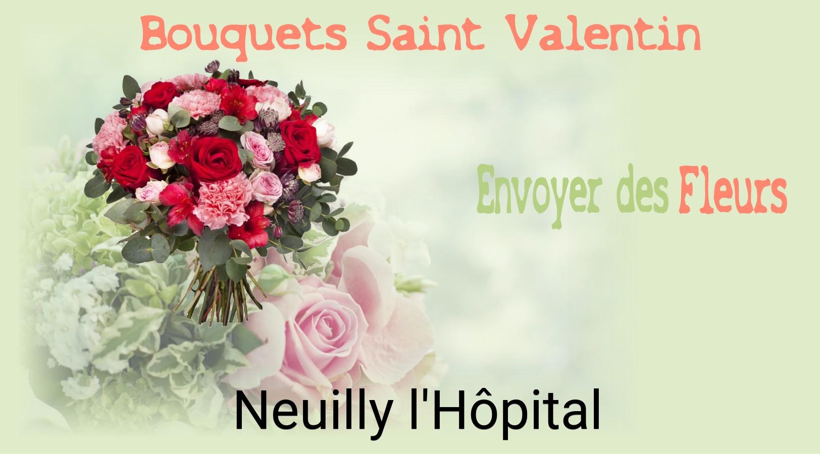Roses de Saint-Valentin livrées à Neuilly-l'Hôpital